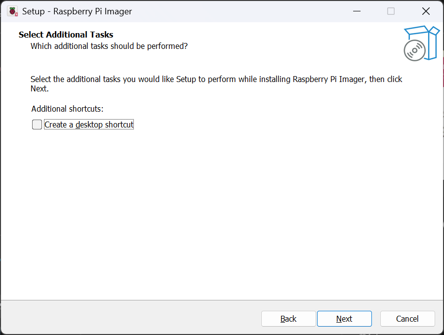 インストール(アイコン作成)