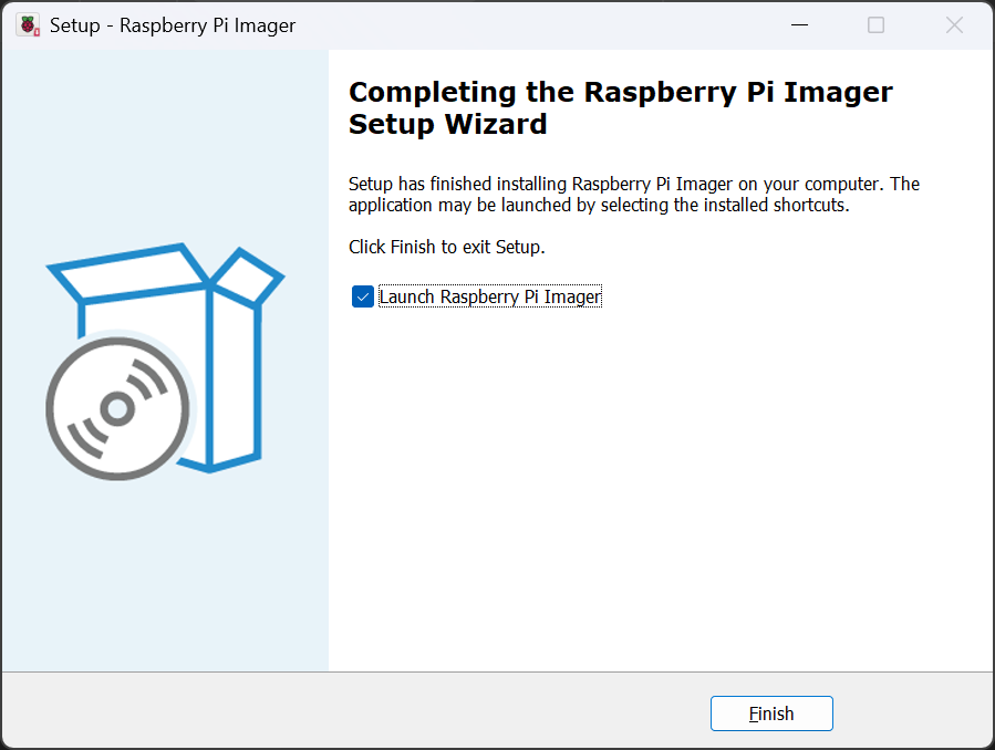 インストール(フィニッシュ)