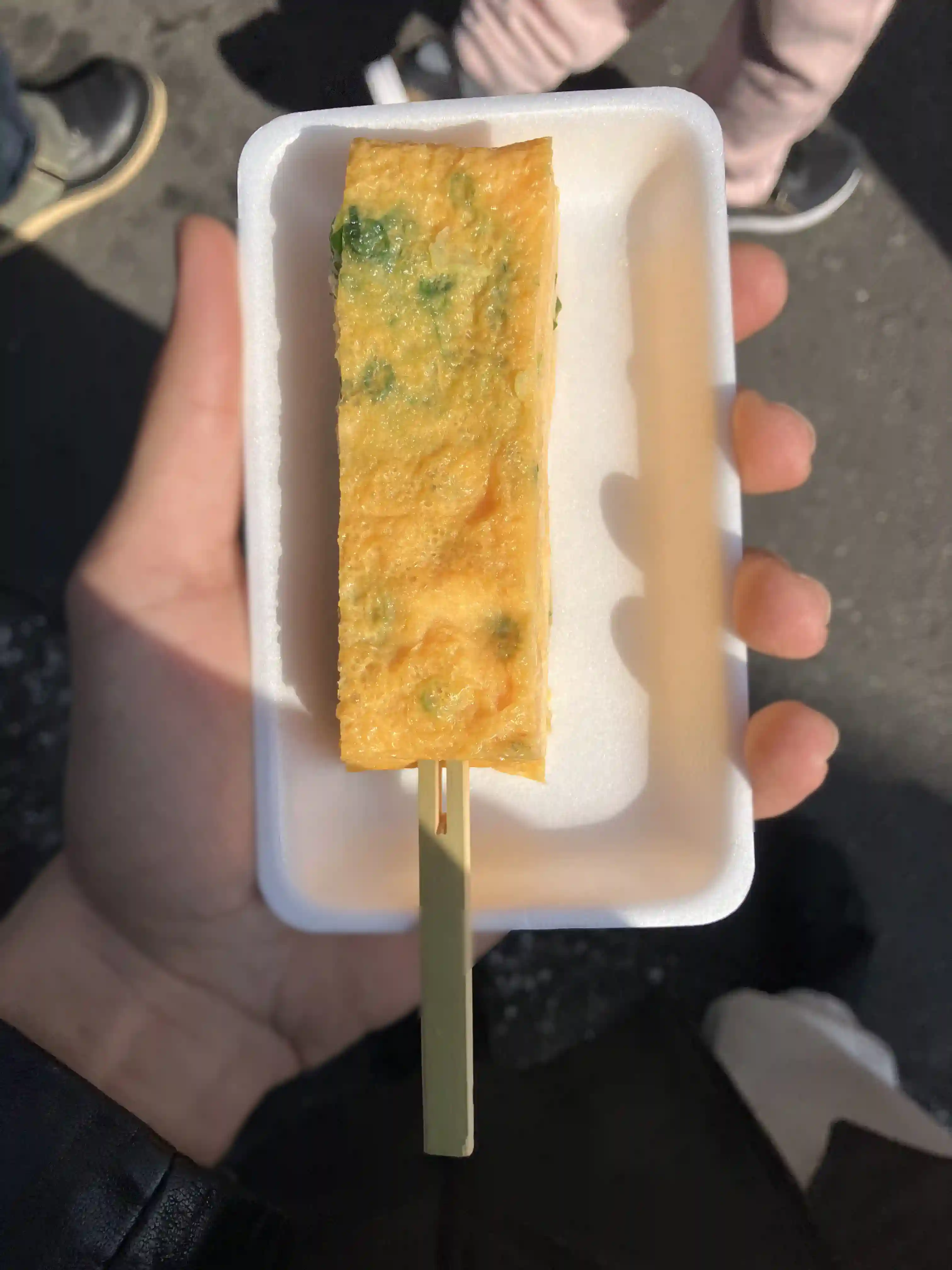 卵焼き串-ネギ入り